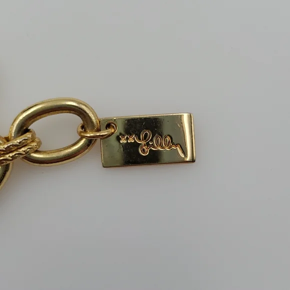 Lilly Pulitzer Gold Tone Alligator Necklace - Picture 8 of 11